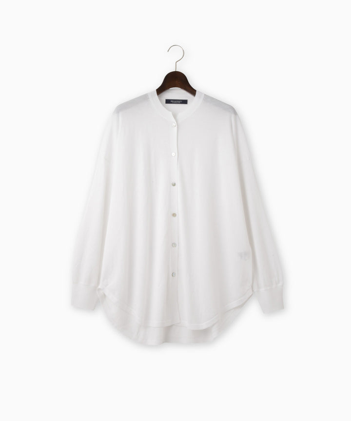 シャツテールニット