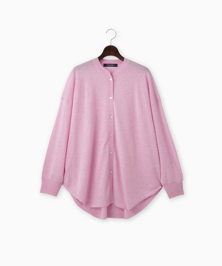 シャツテールニット