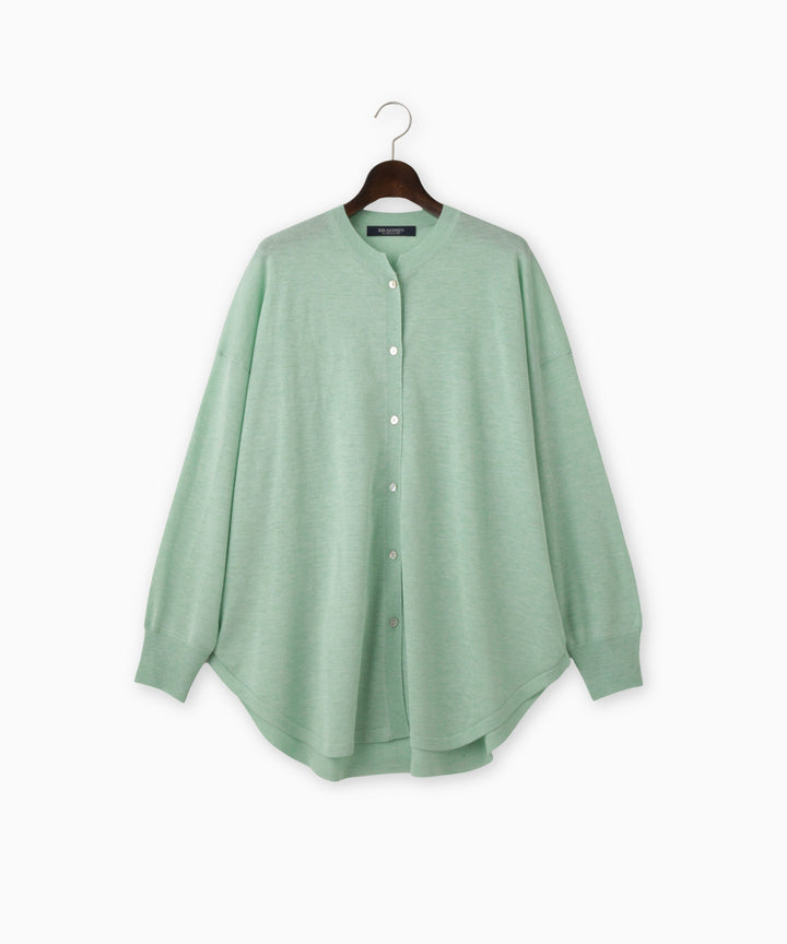 シャツテールニット