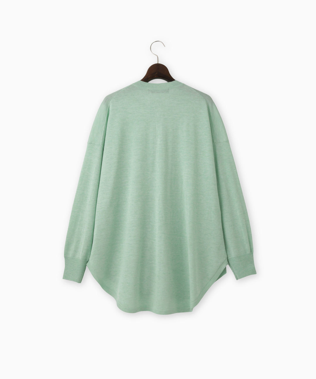 シャツテールニット