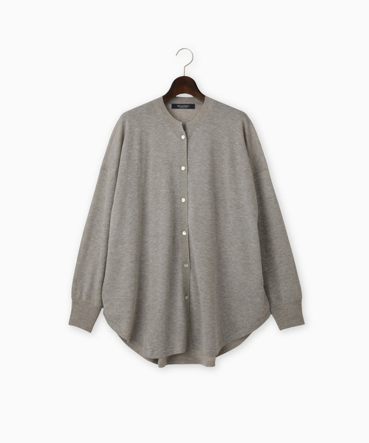 シャツテールニット