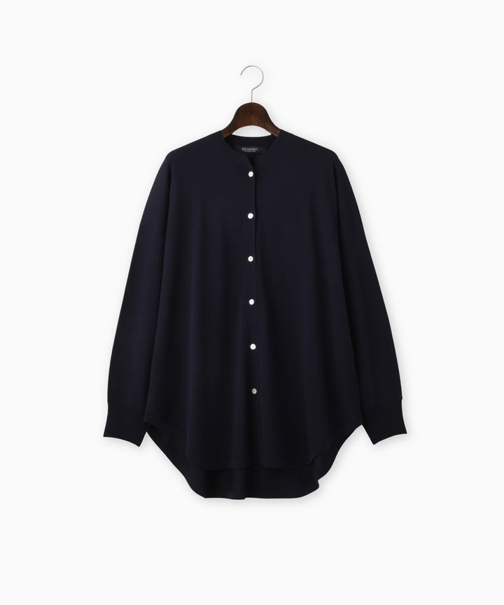 シャツテールニット