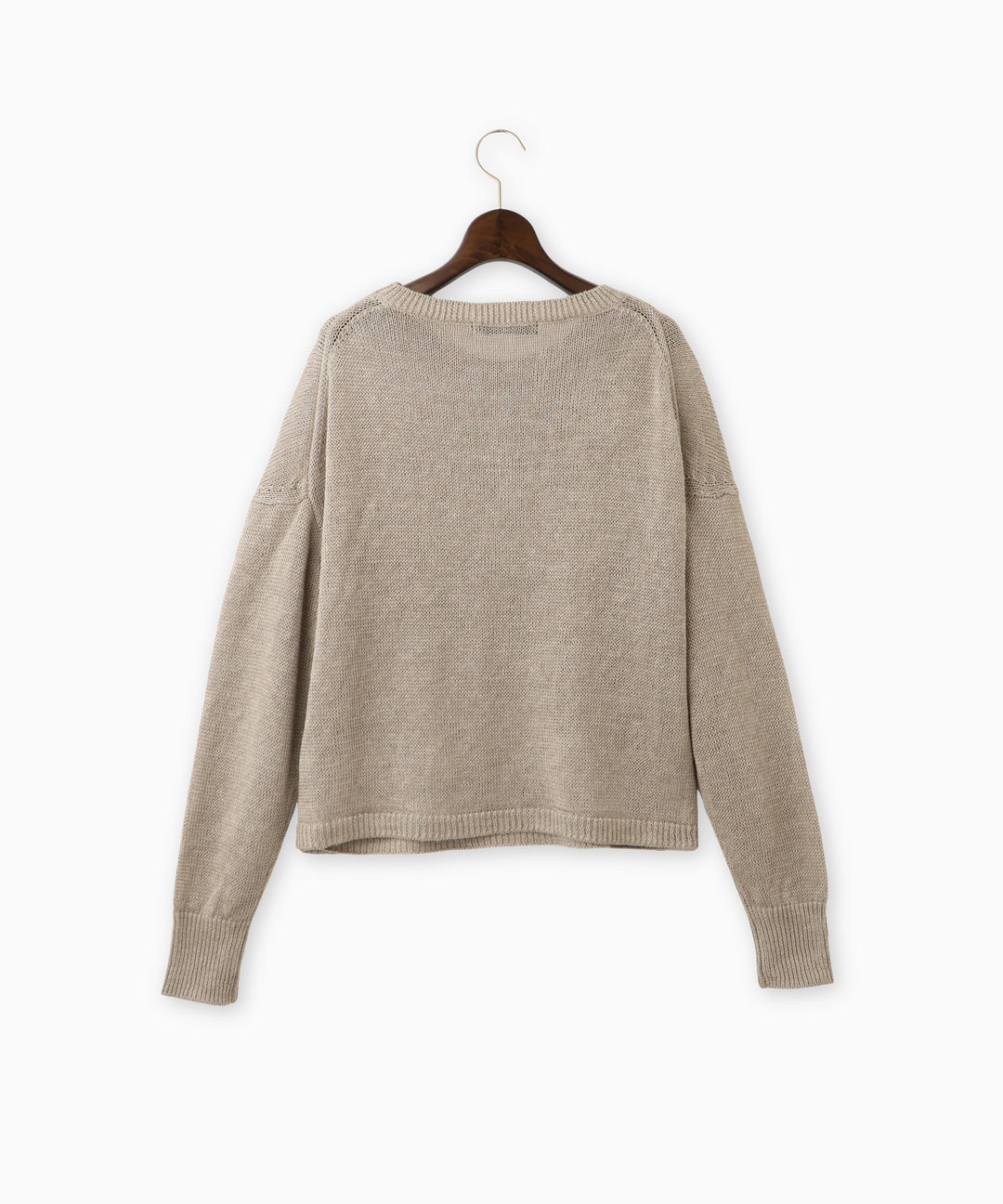 リネンプルオーバーニット