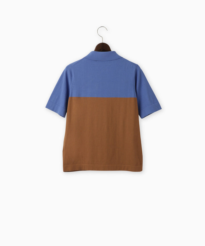 アシンメトリーポロニット