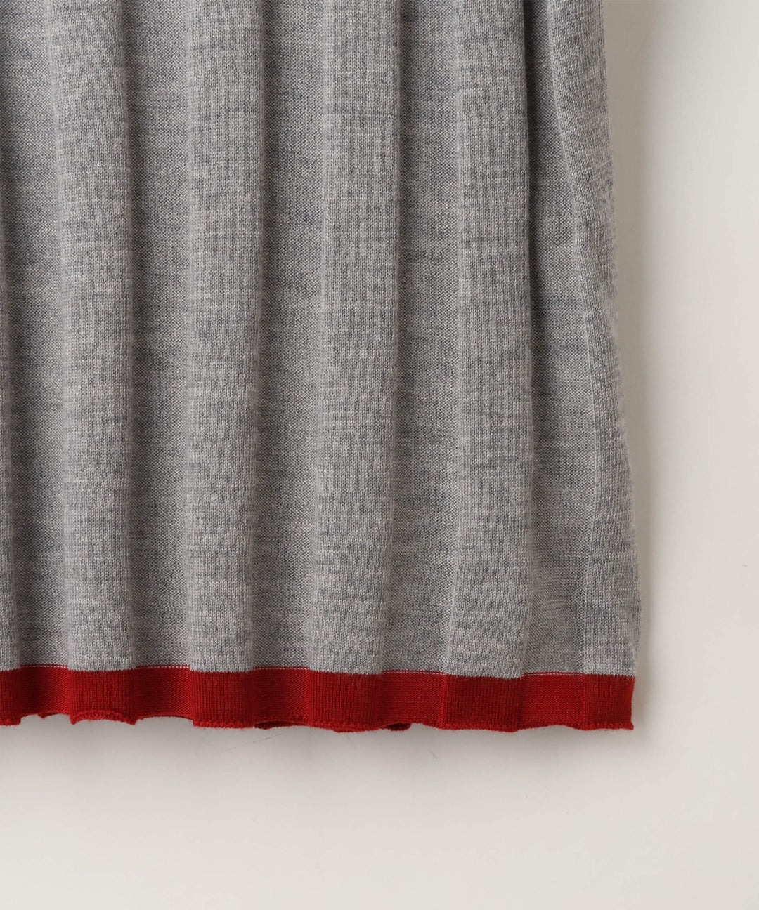 配色ラインワイドリブニットプルオーバー