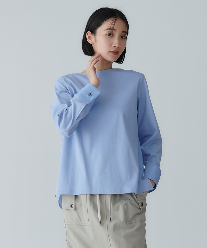 モデル H：165cm / 38 / サックス