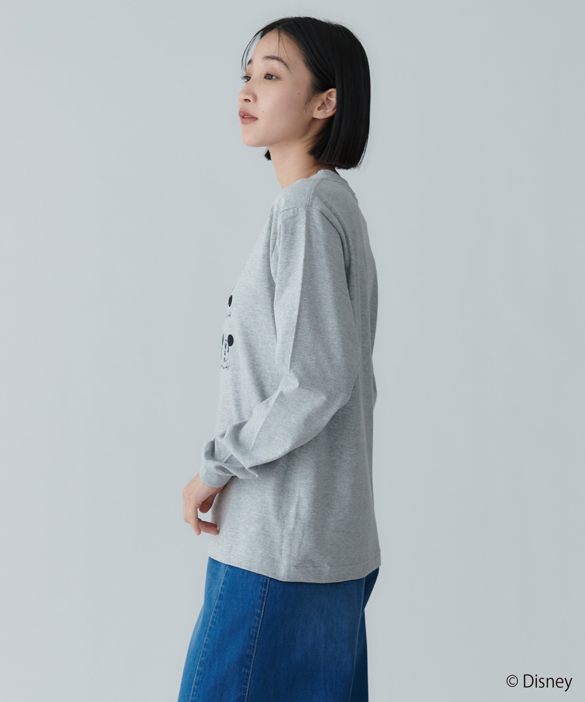 Disney（ディズニー）ミッキーデザインロンT – FACE SANS FARD