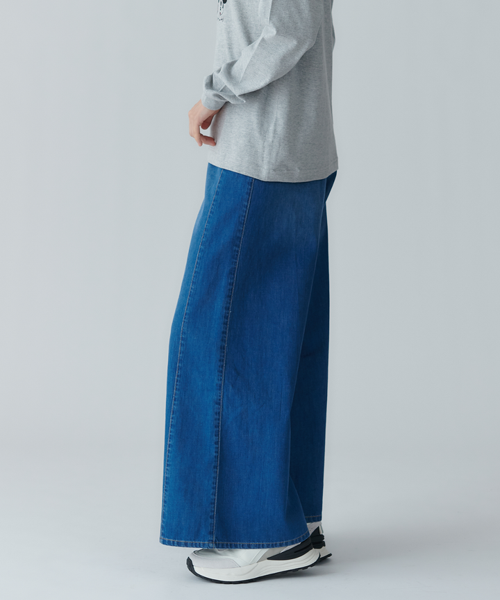 ワイドシルエットデニムパンツ