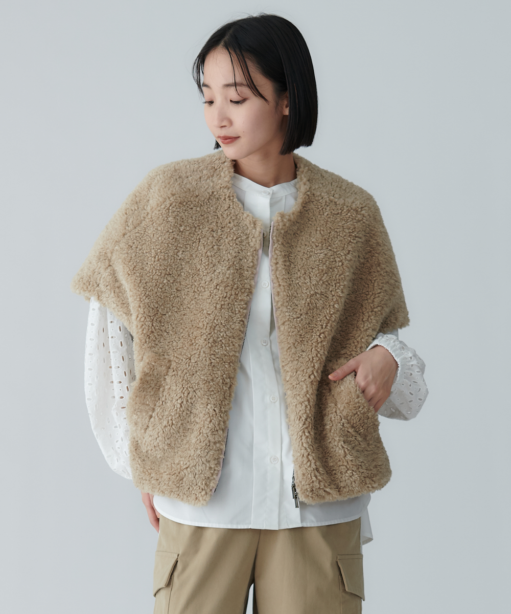 モデル H：165cm / 38 / ベージュ