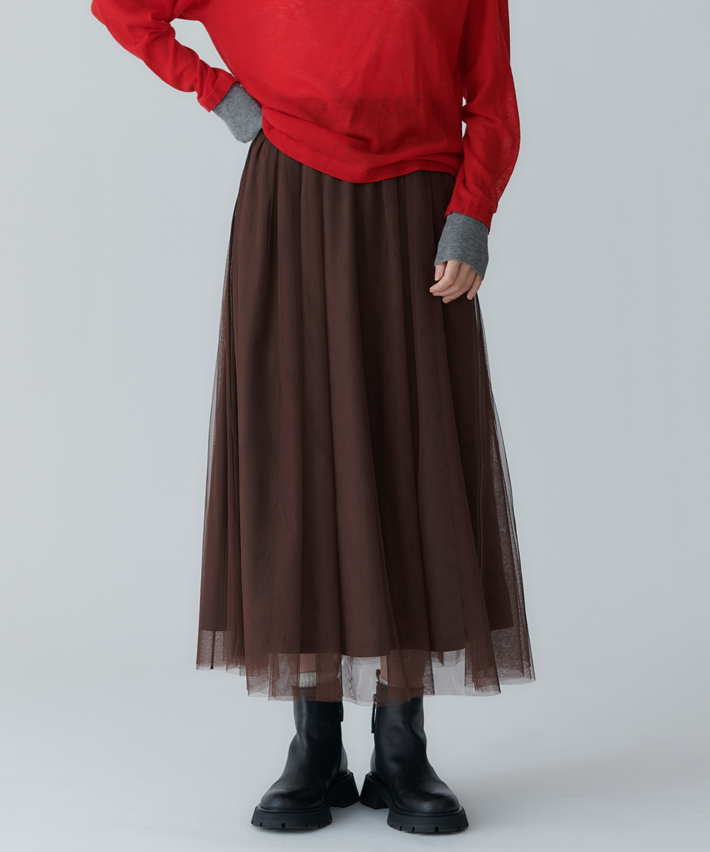 モデル H：165cm / 38 / ブラウン