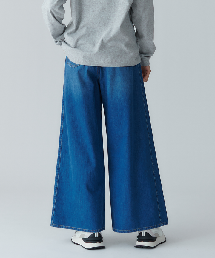 ワイドシルエットデニムパンツ