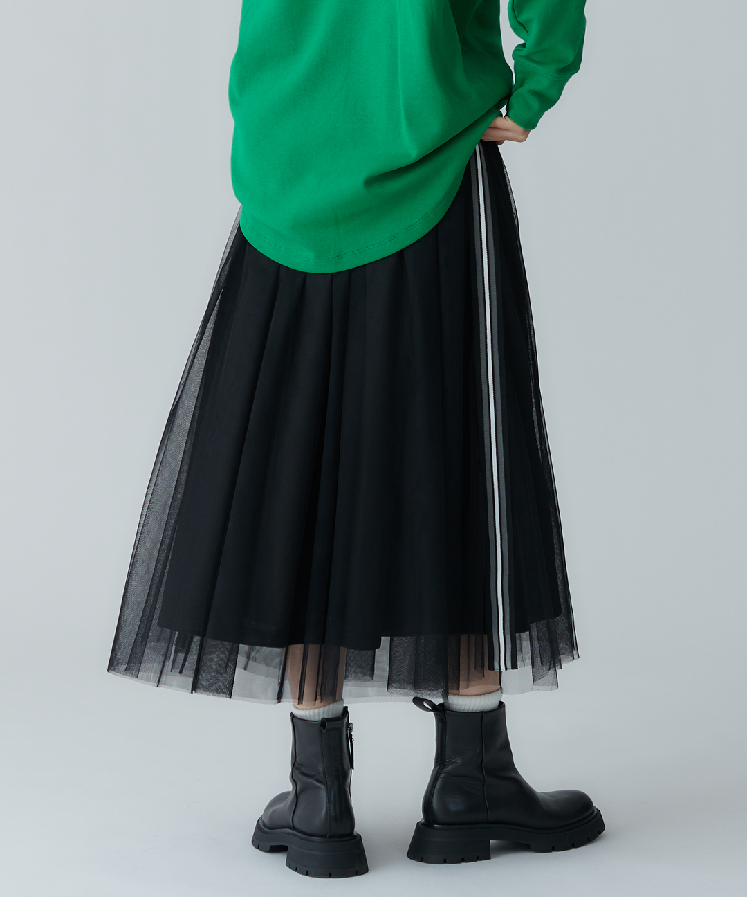 サイドラインチュールスカート