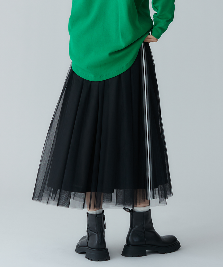 サイドラインチュールスカート