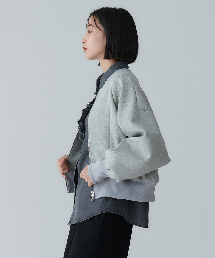バックロゴカーディガン
