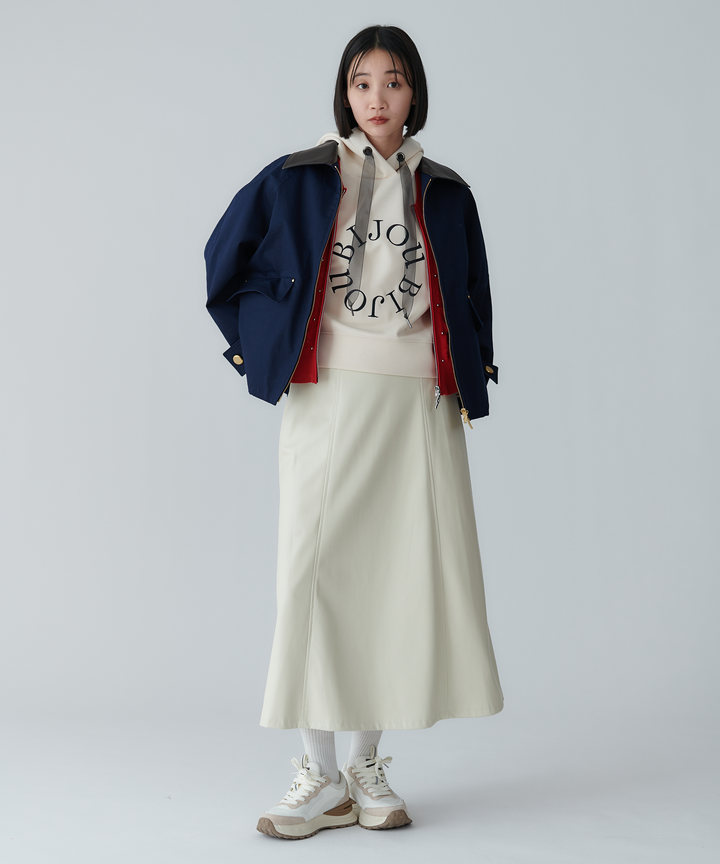 配色カラーAラインブルゾン