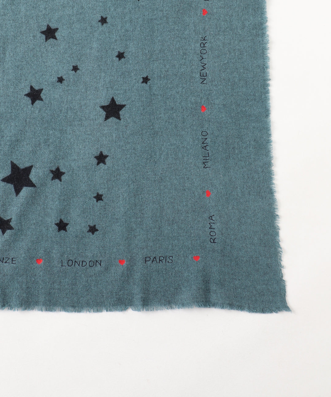 スターモチーフ ウールミックスストール