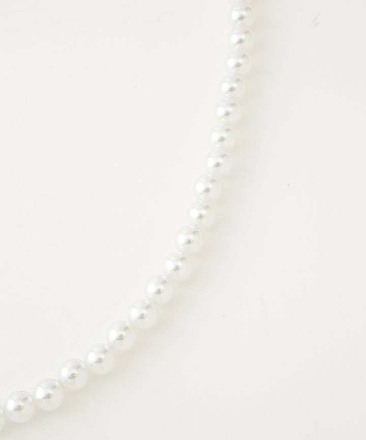 ボーダースカーフ＆パールセット