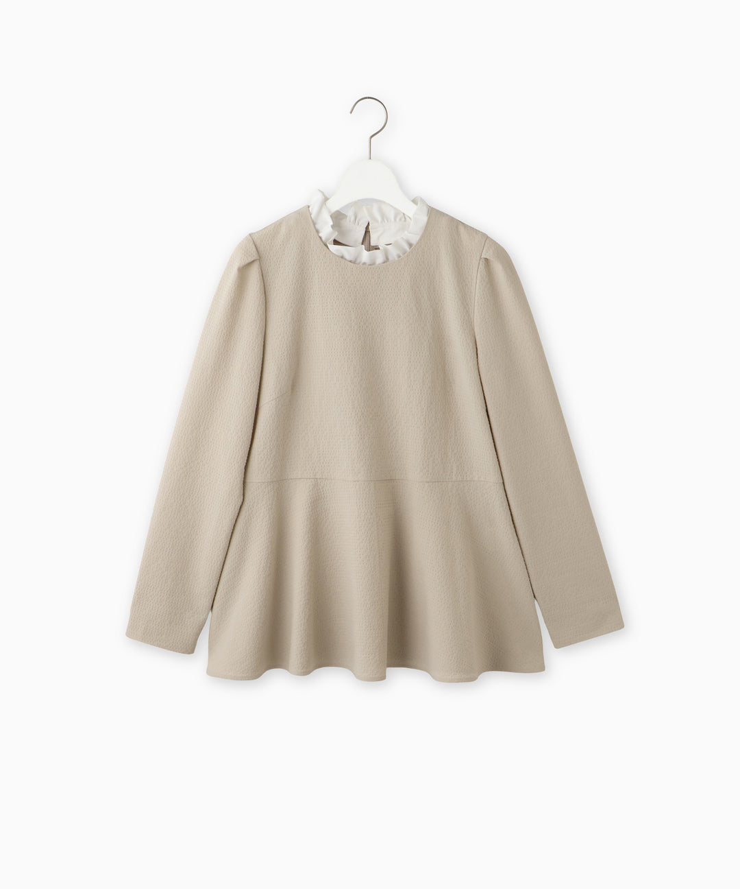 サッカーフリルカラーブラウス