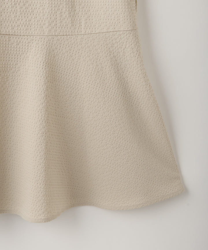 サッカーフリルカラーブラウス