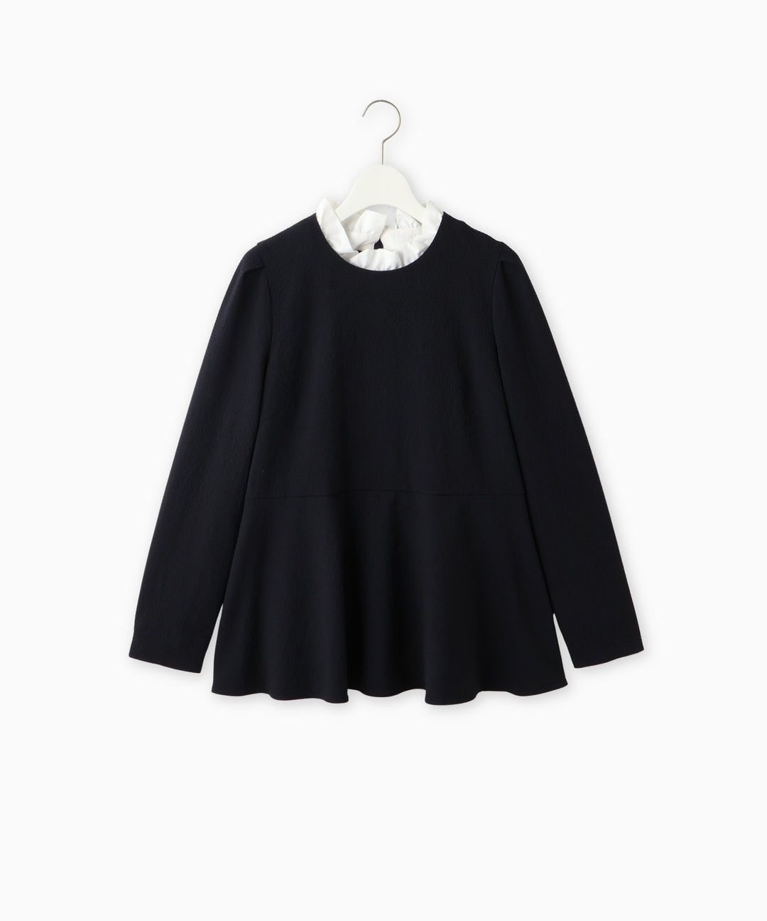 サッカーフリルカラーブラウス