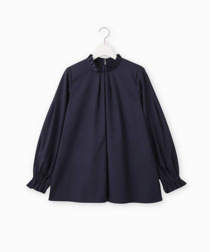 フリルスタンドバックリボンブラウス