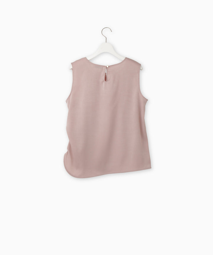 サテンタンクトップ