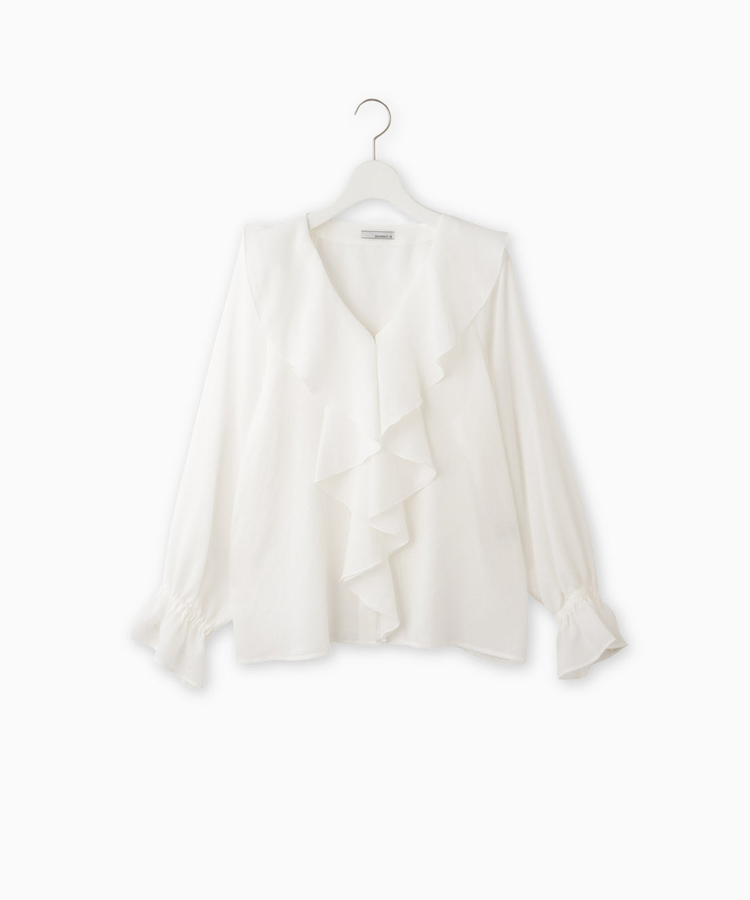 ビッグカラーフリルブラウス