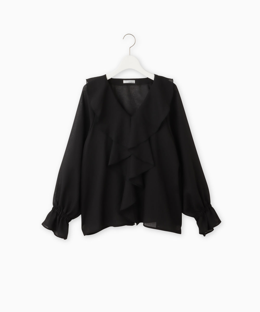 ビッグカラーフリルブラウス