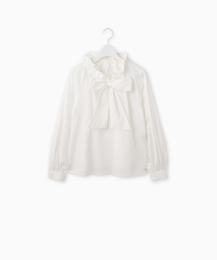 2-Way Frill Ribbon Blouse