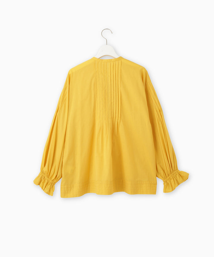 Tuck Volume Ribbon Blouse