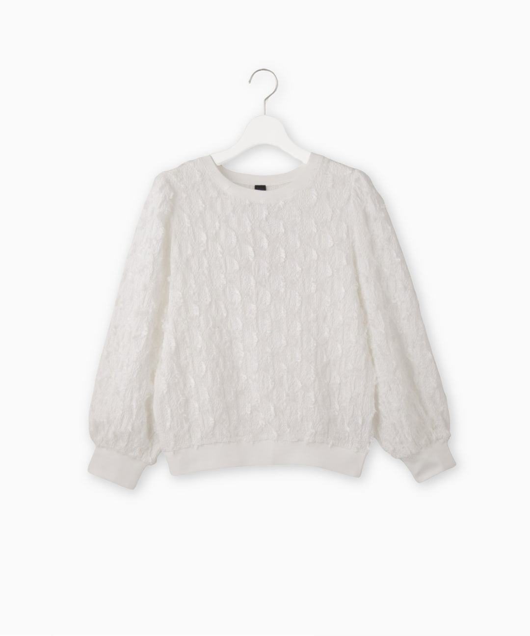 Fringe Cut Jacquard Top