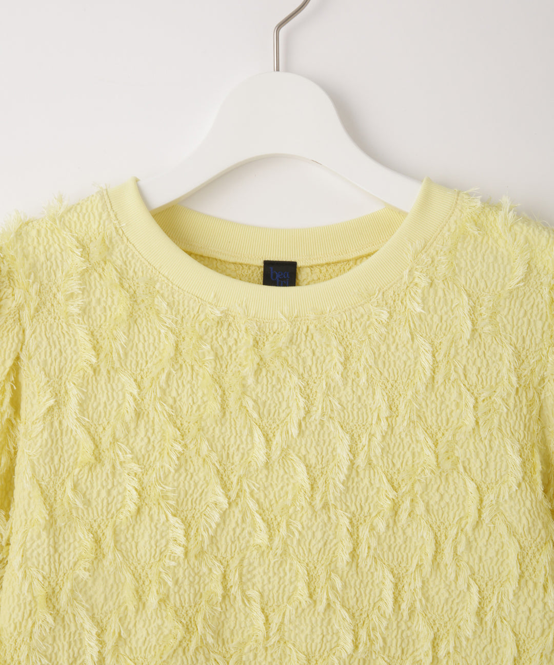 Fringe Cut Jacquard Top
