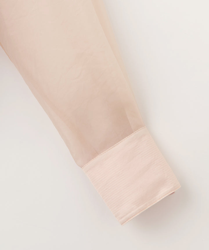 シアーレイヤードストライプシャツ