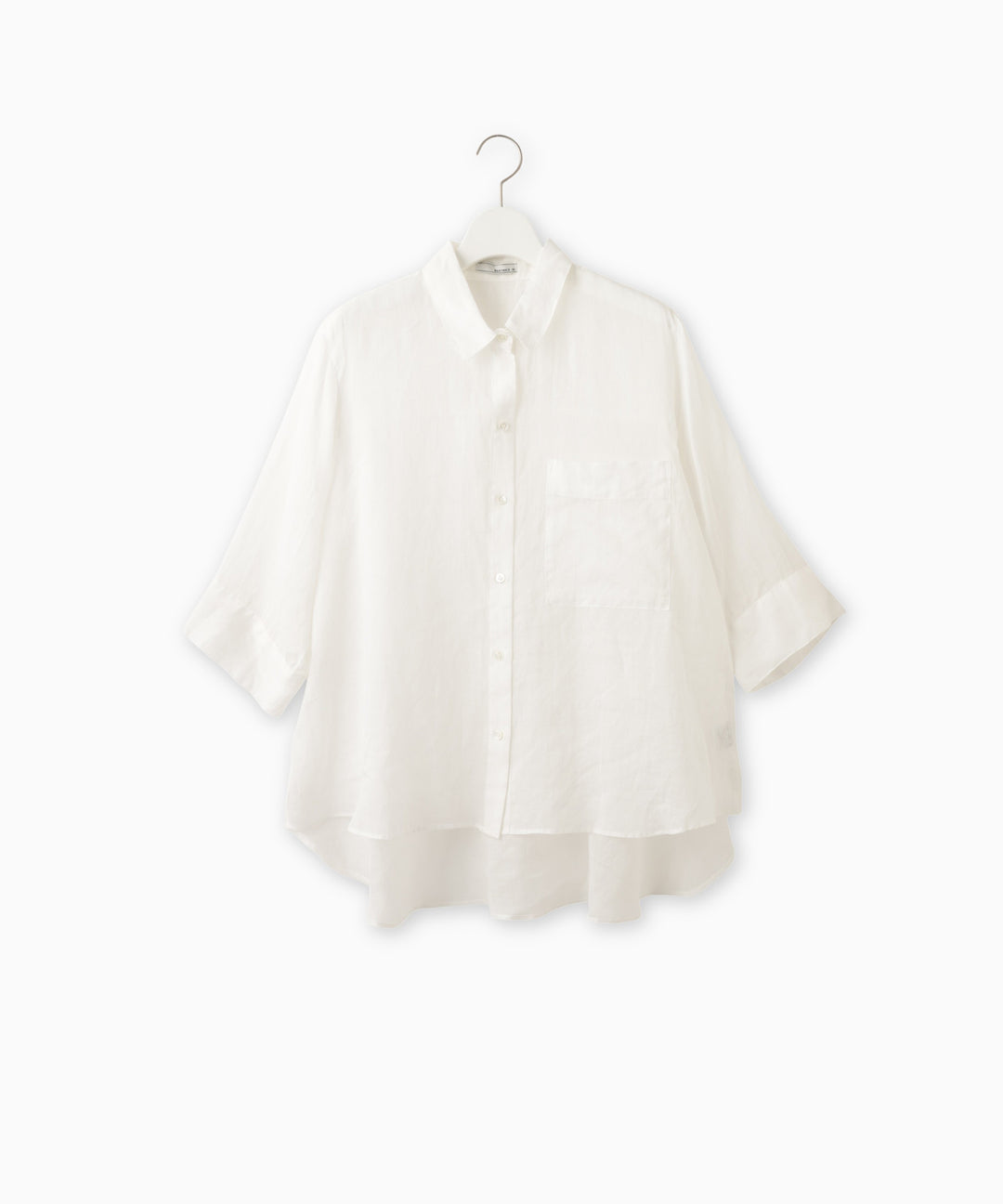 Oversized sheer shirt