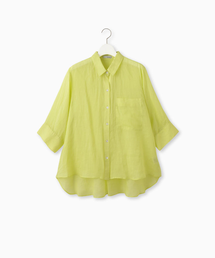 Oversized sheer shirt