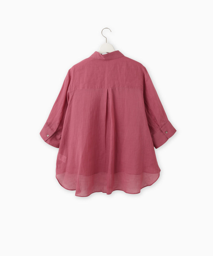 Oversized sheer shirt