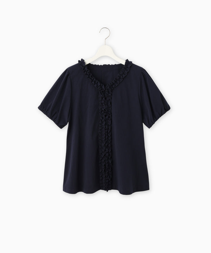 Gathered Frill Blouse