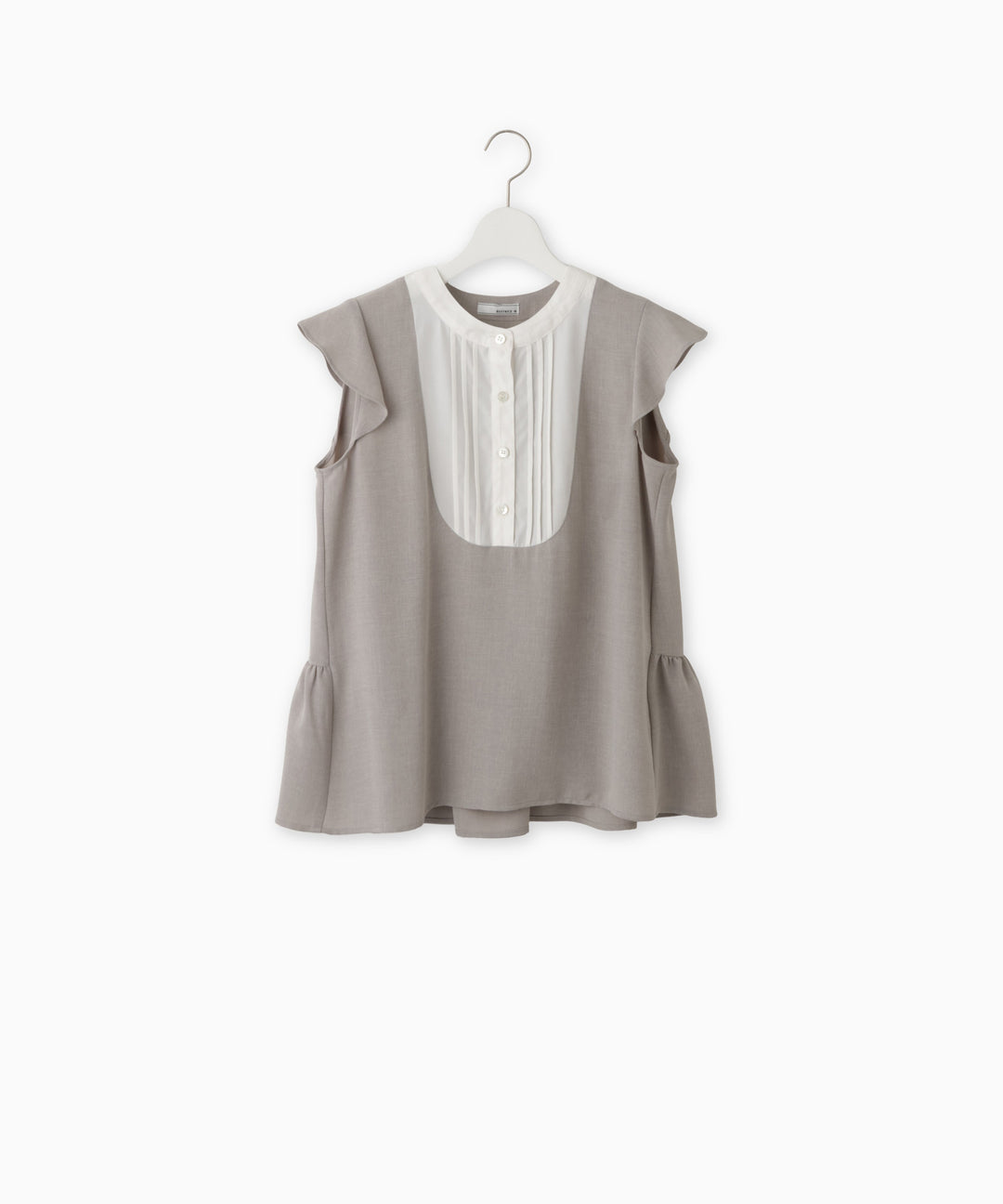 Tuck Frill Docking Blouse