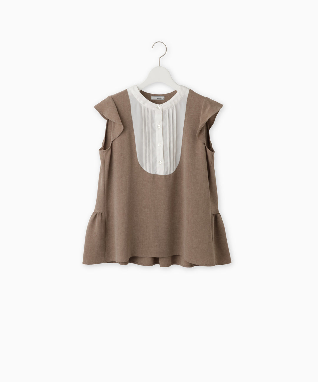 Tuck Frill Docking Blouse