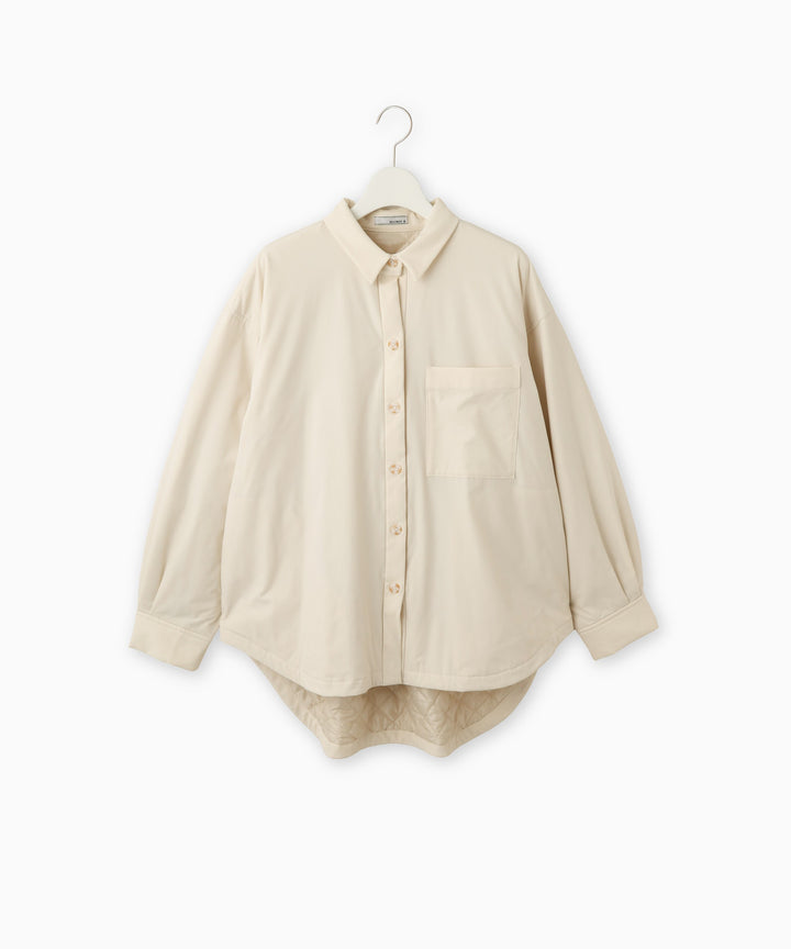キルティングシャツジャケット