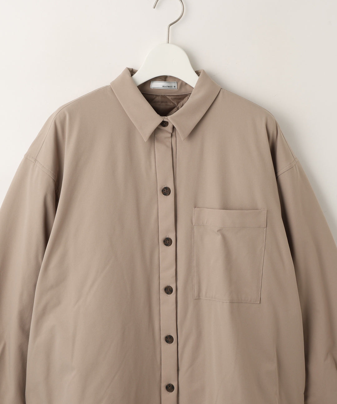キルティングシャツジャケット