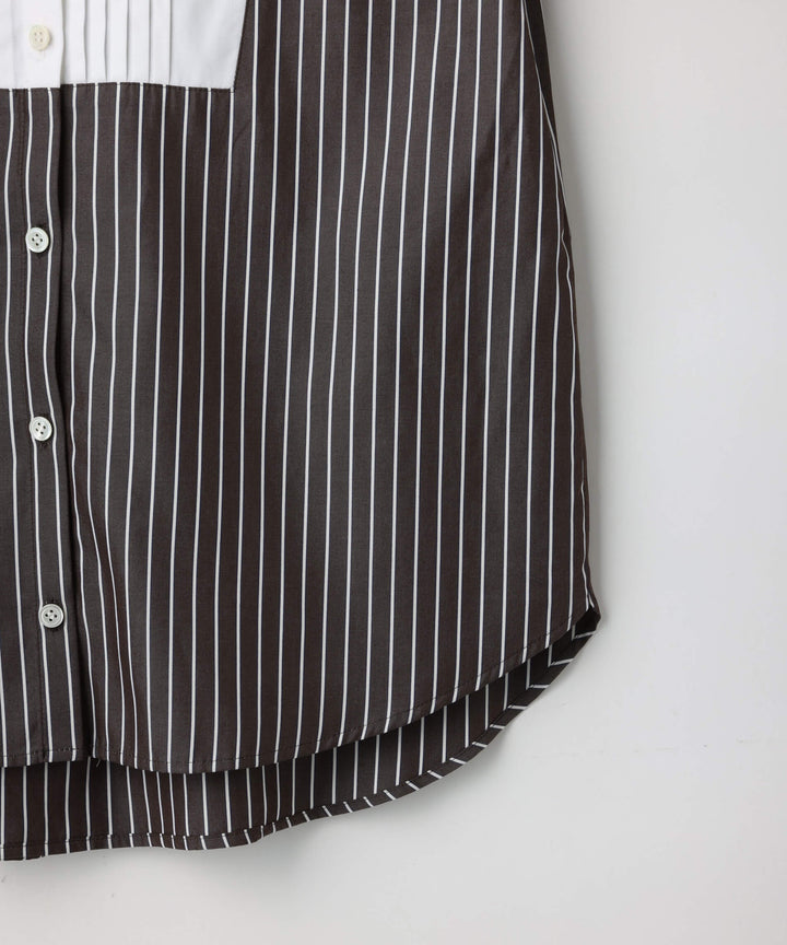 フレアシャツブラウス