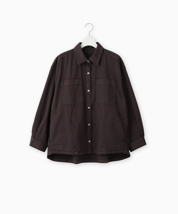 复古风衬衫夹克