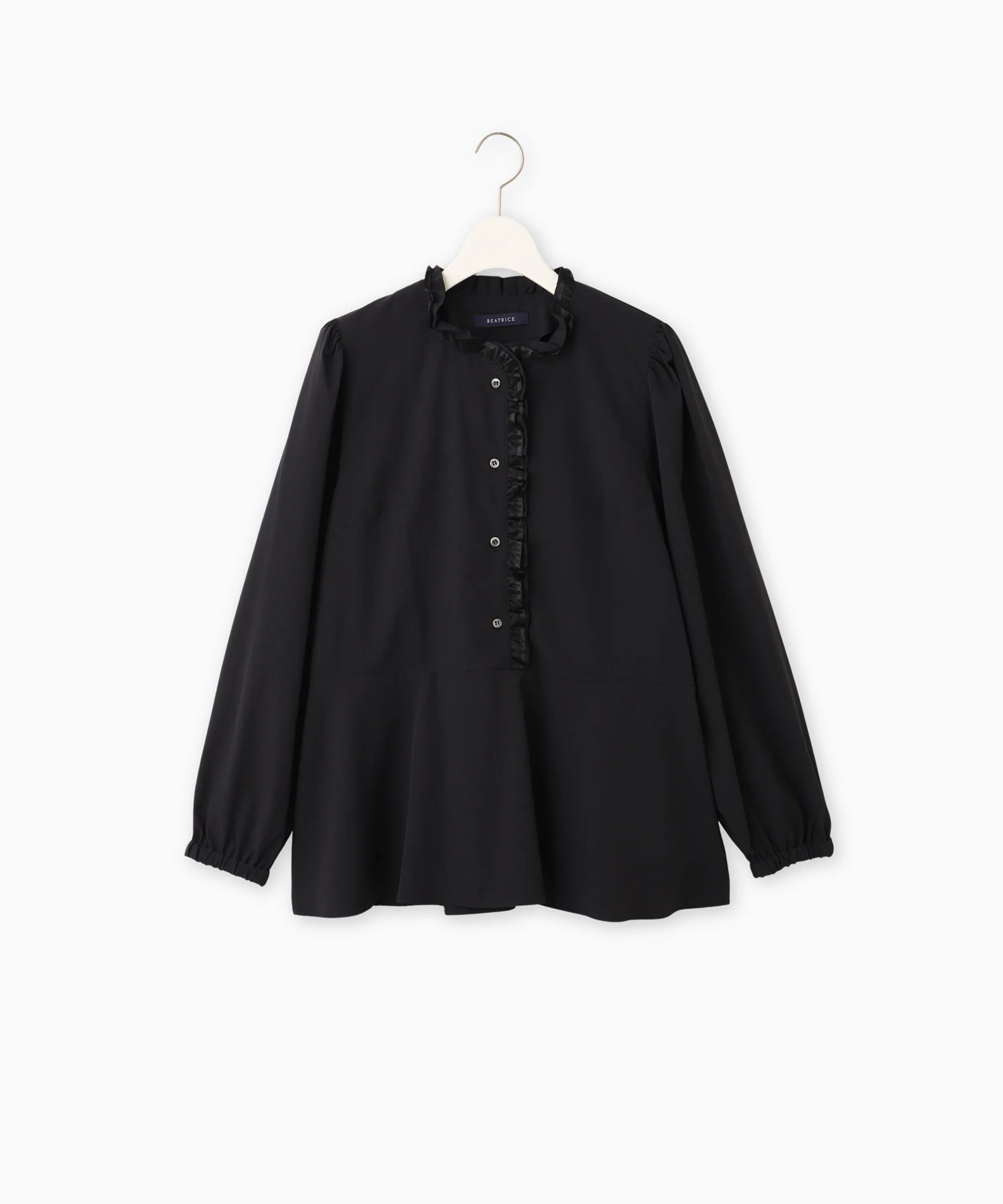 オーガンジーペプラムブラウス – FACE SANS FARD