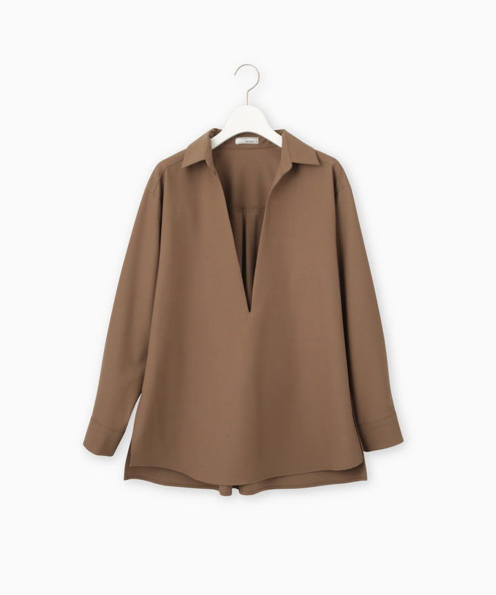 シンプルオーバーシャツ