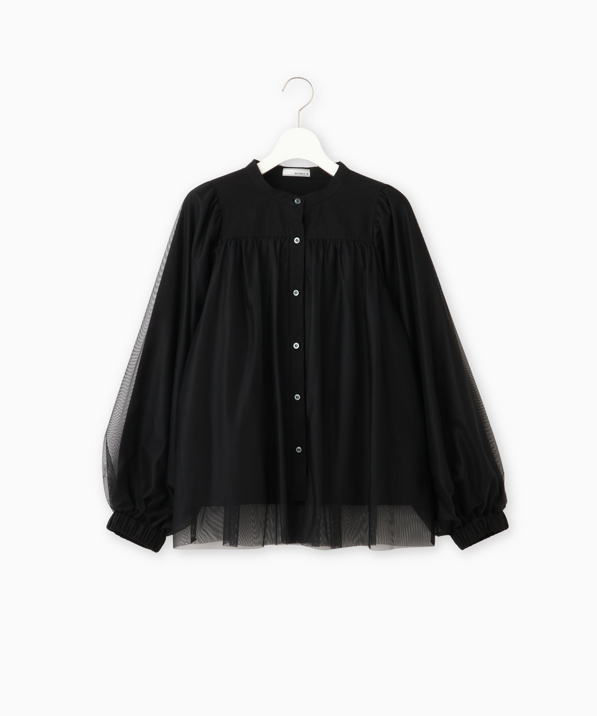 チュールドッキングブラウス – FACE SANS FARD