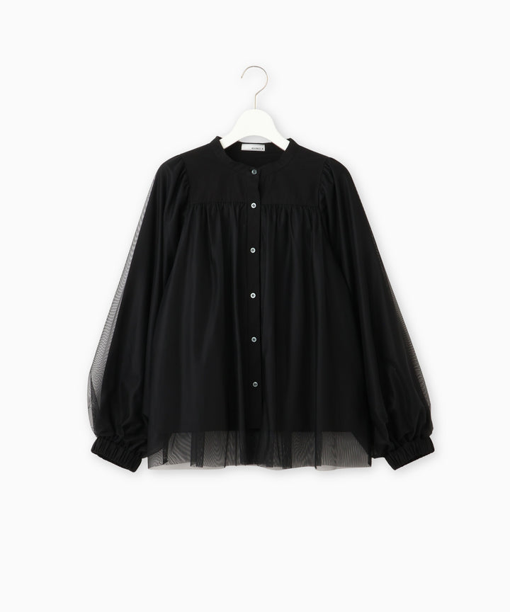 チュールドッキングブラウス