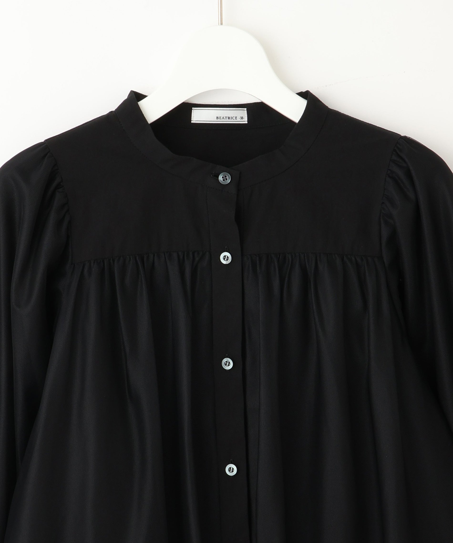 チュールドッキングブラウス – FACE SANS FARD