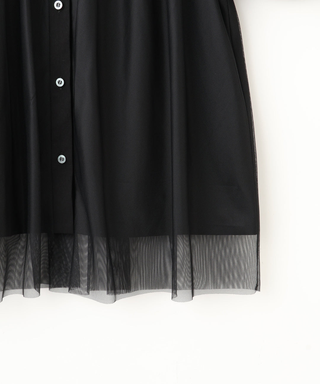 チュールドッキングブラウス