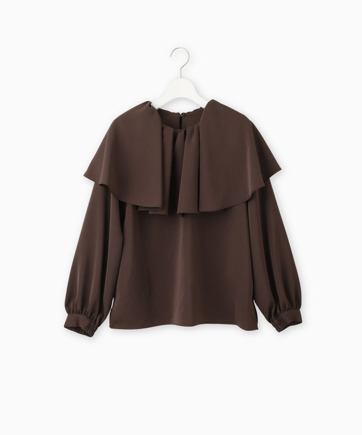 ビッグフリルブラウス
